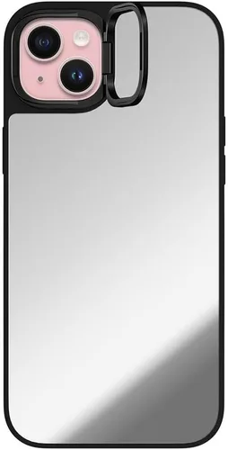 Vista 56 de CASETiFY Funda de espejo para iPhone Air [Reflejante/Compatible con Magsafe / Protección contra caídas de 4.9 pies de grado militar 1X] - Negro