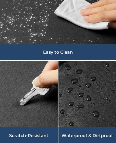 Vista 4 de ISSYAUTO Funda para reposabrazos compatible con Silverado Suburban Yukon Sierra Tahoe 2007-2014, funda de cuero para consola central