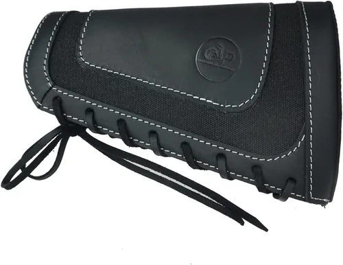 Vista 2 de Fundas de Rifle de Cuero de Vaca con Portacartuchos para Culata de Rifles 30-06,.308,.223, 45-70 .410