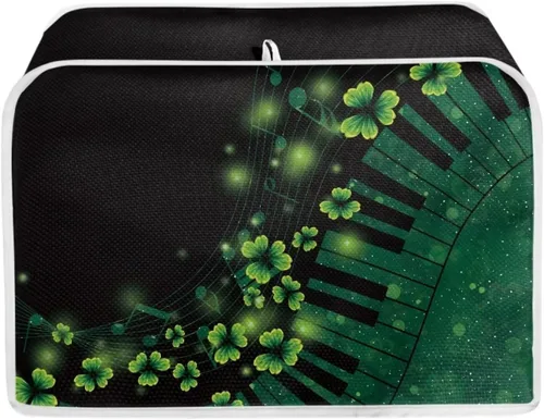 Vista 15 de Dreaweet Cubierta abstracta para tostadora de margaritas, protección contra el polvo, cubierta para hacer pan, resistente a las manchas, lavable a