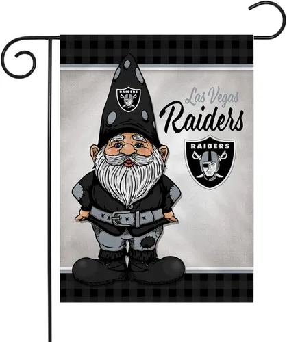 Vista 25 de Rico Industries NFL Gnomo - Bandera de jardín de doble cara de 13 x 18 pulgadas