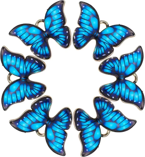 Vista 18 de DanLingJewelry Dijes de esmalte mini colgantes de esmalte para hacer joyas y bricolaje, Metal