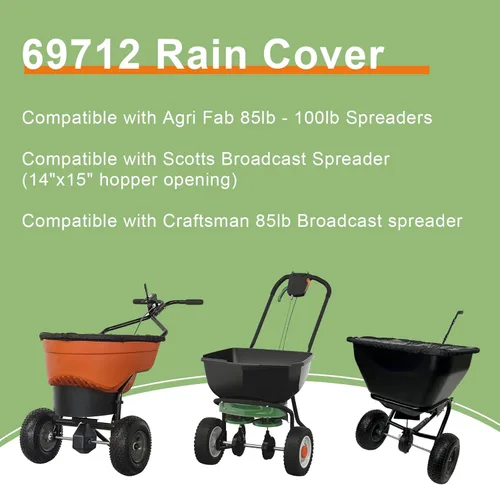 Vista 3 de Ximoon 69712 - Cubierta de tolva compatible con esparcidores Agri-Fab de 85 libras a 100 libras para esparcidores Scotts Spreader Top Cubierta
