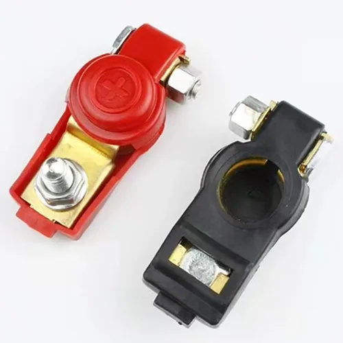 Vista 8 de Cable de batería de alimentación de calibre 2 AWG de 1 pie con conectores de terminal de batería, terminales de 3/8 pulgadas, cable rojo + negro