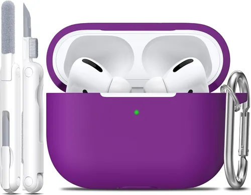 Vista 69 de Funda para AirPods con llavero, protección completa, de silicona, accesorios para AirPods, funda para chicas con estuche de carga inalámbrico