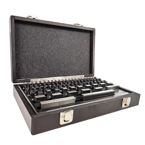 Vista 7 de HFS (R) Juego de bloques de calibre rectangulares de 36 piezas, bloques de calibre de acero económico, para calibración e inspección de taller