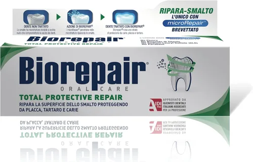 Vista 7 de Biorepair: Pasta de dientes "Total Protective Repair" con microRepair * Tubo de 2.5 onzas líquidas (75ml) * [Importación italiana]