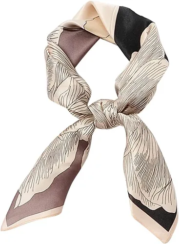 Bufanda MEISEE 100% pura de seda morera 68x68cm, bufanda cuadrada, bufanda para la cabeza, bufanda para el cuello, bufanda para mujer con paquete de