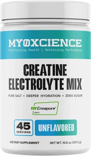 Vista 13 de MYOXCIENCE Electrolyte STIX Polvo de electrolito de creatina Recuperación del ejercicio y el desarrollo muscular con sal real