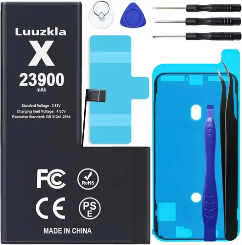 Vista 23 de Nueva batería de 23900 mAh compatible con iPhone 11, batería de repuesto de gran capacidad compatible con iPhone 11, con kits de herramientas