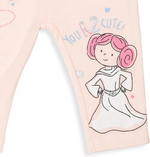 Vista 6 de STAR WARS Princess Leia R2-D2 - Paquete de 2 pantalones para bebé (recién nacidos)