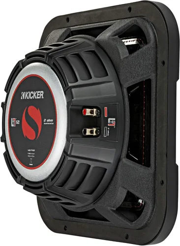 Vista 7 de Kicker 46L7T122 L7T L7-Thin - Subwoofer delgado de 12 pulgadas (30 cm), bobina de voz doble, 2 ohmios, 600 vatios