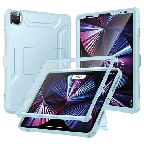 Vista 15 de Soke Funda para iPad Pro de 11 pulgadas 2022/2021/2020/2018/iPad Air de 5ª/4ª generación, protector de pantalla integrado - Compatible con carga