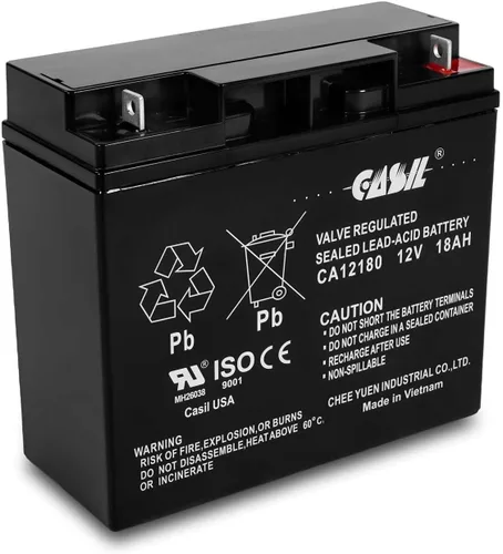 Vista 12 de Casil 6V 1.3Ah GE 600-1054-95R Simon XT Batería recargable AGM de plomo y ácido sellado CA613