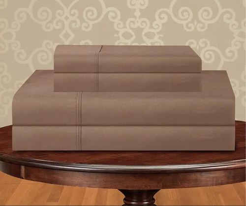 Vista 66 de Elegant Comfort - Juego de sábanas de microfibra de 1500 hilos de calidad hotelera prémium de 4 piezas - Resistente a arrugas, sábana bajera