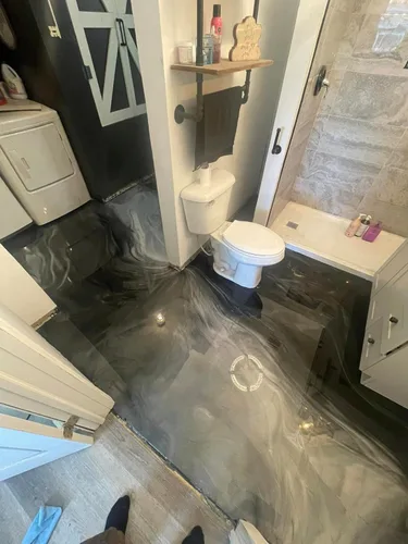 Vista 7 de BP Resins: Single Shot Kit de resina epoxi 100% sólidos (3 galones) sin disolventes, acabado de capa brillante de dos componentes - ¡Bajo COV! Uso