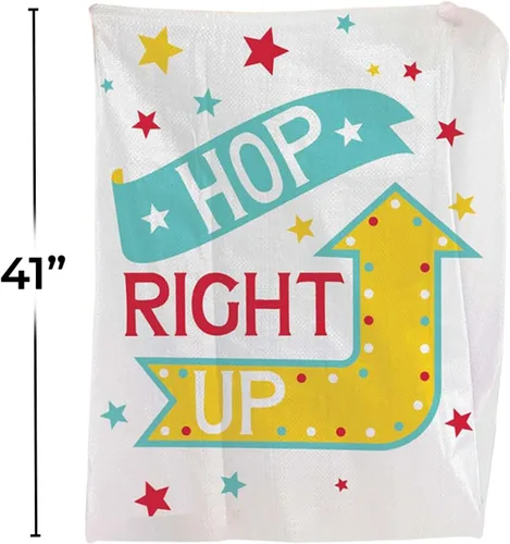 Vista 2 de Bolsas de papa para juego de carrera de sacos, actividad de fiesta (6 piezas), multicolor, 41 pulgadas