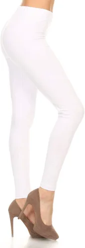 Vista 13 de Leggings Depot NCL27 pantalones capri para yoga de algodón premium suave Negro