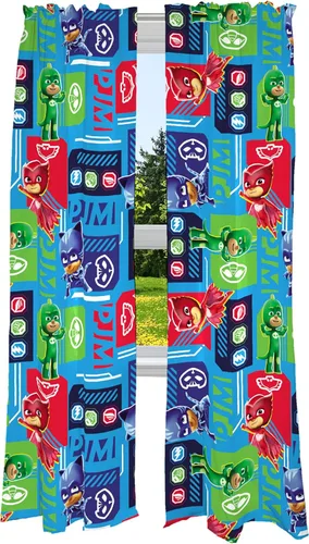 Vista 37 de Franco Juego de cortinas y drapeados para ventana de habitación de niños, 82 x 84 pulgadas, Super Mario