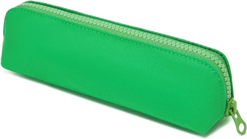 Vista 23 de Caja de lápices de lona de algodón y bolsa de lápices multifuncional simple con cremallera Almacenamiento portátil (negro)