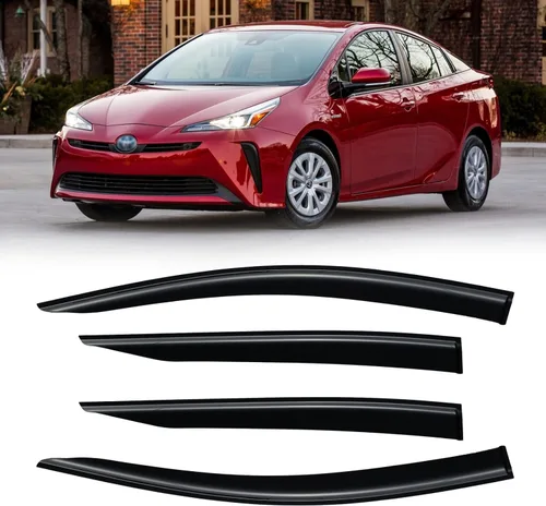 Vista 114 de Visera de ventana para Chevy Silverado 1500/GMC Sierra 1500/Avalanche/Suburban Crew Cab 2007-2013, protectores de lluvia, deflector de ventilación