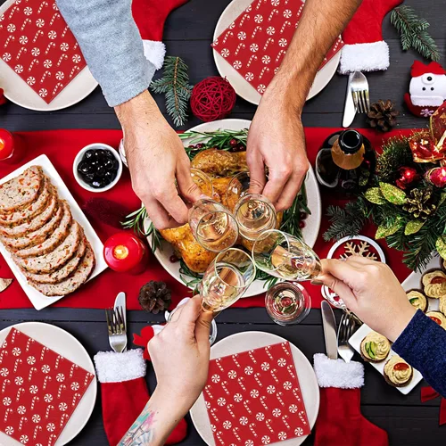 Vista 6 de Honoson Servilletas de Papel Desechables para Cóctel Servilletas para Invitados Servilletas de Bebidas y Cena Toalla de Mano para Suministros