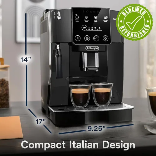 Vista 6 de De'Longhi Magnifica Start ECAM22022SB - Máquina automática de café expreso con espumador manual, color negro (renovado)