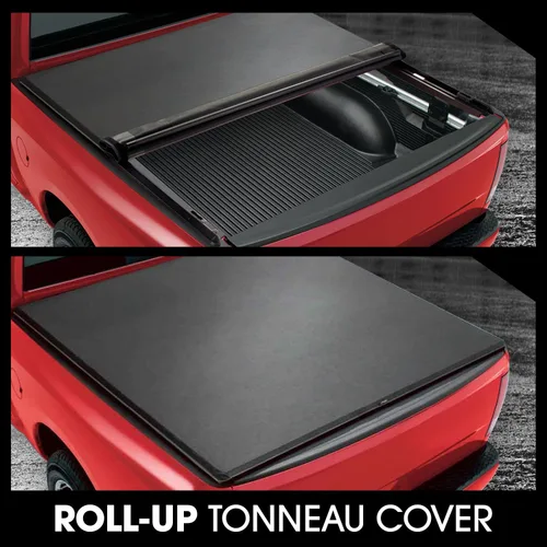 Vista 4 de DNA MOTORING Cubierta para caja de camioneta enrollable, de vinilo, suave, compatible con Dodge Ram 1500 2500 3500 de 94-10 / 11-18 Ram 1500 2500