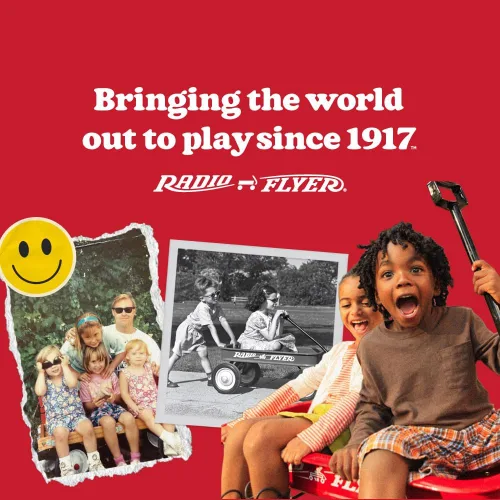 Vista 8 de Radio Flyer Pedal & Push Stroll ' N Trike - Triciclo, color rojo, de 1 a 5 años (exclusivo de Amazon)