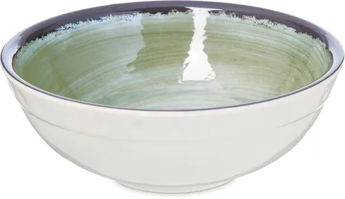 Vista 22 de Carlisle FoodService Products Mingle Cuenco de Plástico Reutilizable Cuenco de Cereales con Estilo de Cerámica para Hogar y Restaurante, Melamina