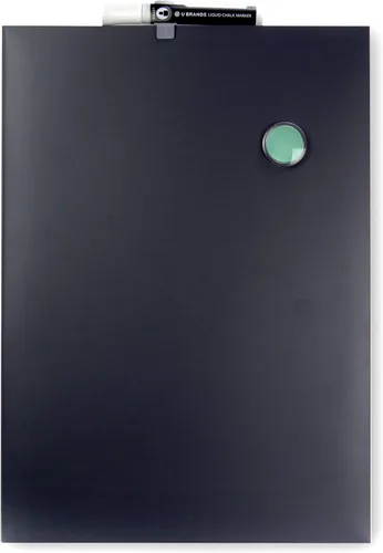 Vista 2 de U Brands Pizarra magnética, 11 x 15.5 pulgadas, sin marco, superficie mate premium, incluye marcador e imán