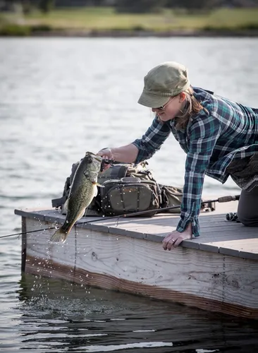 Vista 4 de Allen Company Cedar Creek Fly Fishing Sling Pack - Fits up to 4 Tackle/Fly Boxes and Other Accessories - Gray/Lime and Olive Green
