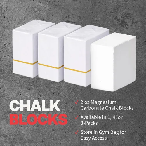Vista 7 de SPRI Chalk Block & Chalk Ball for Gymnastics, Rock Climbing, Bouldering, Rings, Weightlifting, Pool Billiards