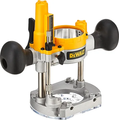 Base de inmersión DEWALT para rebajadora compacta, varillas de acero para un trazo de inmersión suave (DNP612)