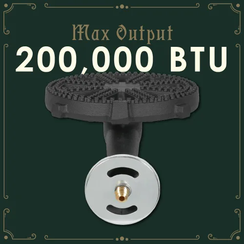 Vista 4 de CONCORD Banjo Burner 10" Diameter Burner Head