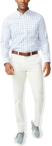 Vista 3 de Nautica Pantalón chino liso elástico con parte delantera plana para hombre