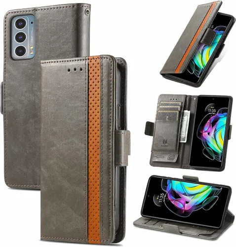 Vista 83 de Funda para Samsung Galaxy Z Fold3 5G, funda para Samsung Galaxy Z Fold 3 5G Funda de piel sintética con ranuras para tarjetas Flip Stand Funda Negro
