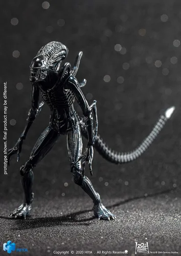 Vista 6 de Hiya Toys Exquisite Mini Series 118 Scale 5 Inch Aliens Crouching Alien Warrior Action Figure Multicolor