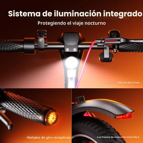 Vista 5 de ECOROAD EC9/10 Electric Scooter for Adults, 500/750W Motor & 21/25 MPH & 25/32 Miles Long Range, 10" Tires with Dual Suspension, Foldable Commuting