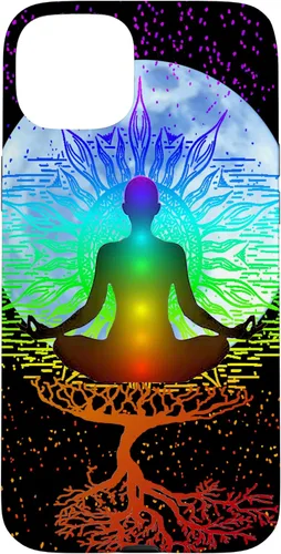 Vista 9 de Chakra Meditation Moon Tree of Life Case for iPhone 17