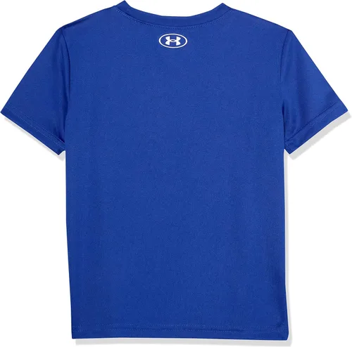 Vista 2 de Under Armour Boys Short Sleeve Logo Graphic T-Shirt, Lightweight & Breathable, Relaxed Fit
