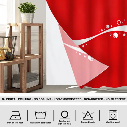 Vista 168 de Shrahala Father and Child Embracing No Hooks Shower Curtain with Snap in Liner Set, Tender Moment Captured Bathroom Décor Polyester Fiber Waterproof