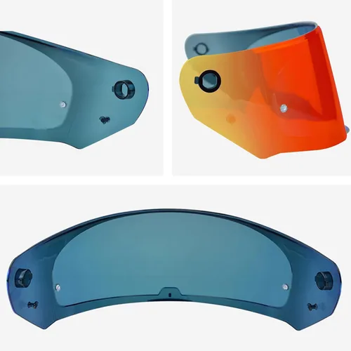 Vista 3 de Casco de cara completa Rapid Street para LS2, visera tintada, protección UV, antiarañazos (estilo 3)