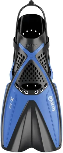 Vista 2 de MARES X-One Junior 410345 - Aletas de natación ajustables para zapatos para esnórquel, buceo, tacón abierto perforado, diseño de correa sin hebilla
