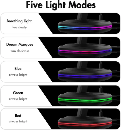 Vista 3 de AMVR VR Headset Charging Dock, Floating Display Stand for Oculus Quest 2, Meta Quest Pro, Quest Series, Pico 4 and Touch Controllers, Stable Station