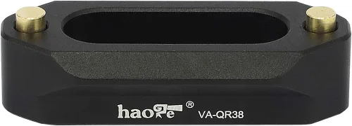 Vista 3 de Haoge VA-QR38 - Placa de riel NATO de liberación rápida con tornillos de 1/4 pulgadas para jaula de cámara, placa de queso, compatible con la OTAN