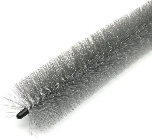 Vista 6 de Herramienta de lavado de cepillo de rueda de neumáticos de limpieza de automóviles de 23.6 in, cepillo de mango largo, cepillo de microfibra