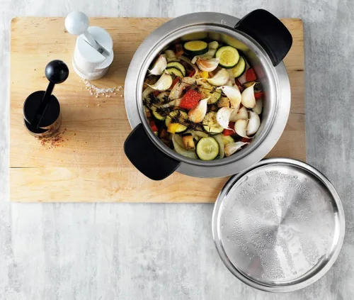 Vista 3 de Kuhn Rikon – Molinillo Ratchet de alto rendimiento, Negro