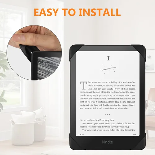Vista 5 de HoYiXi Correa universal de mano para Kindle eReader de 6-7 pulgadas, compatible con Kobo/Pocketbook/Tolino/Paperwhite/Nook eReader, para eReader