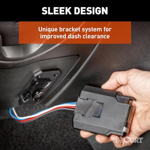 Vista 5 de CURT 51146 TriFlex NEXT Proporcional de inercia controlador de freno eléctrico para remolque, totalmente ajustable, bajo perfil, 2-4 ejes